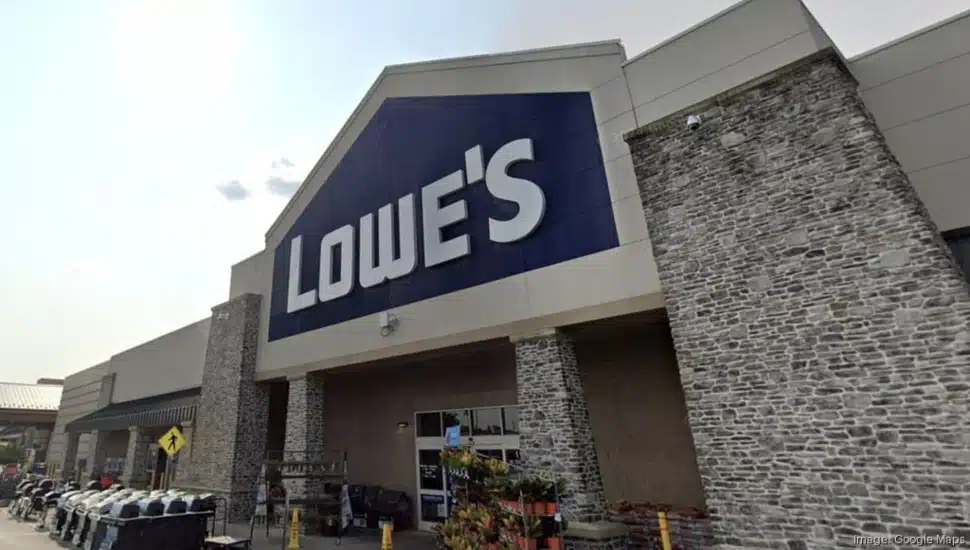 The Lowe's home improvement store at the Quarry Center in Havertown.
