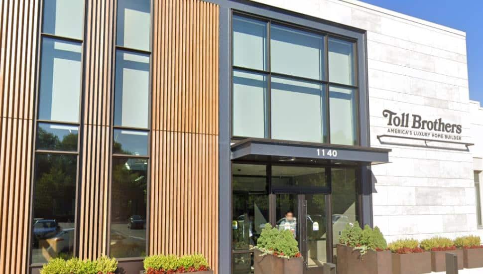 The exterior of the Toll Brothers headquarters.