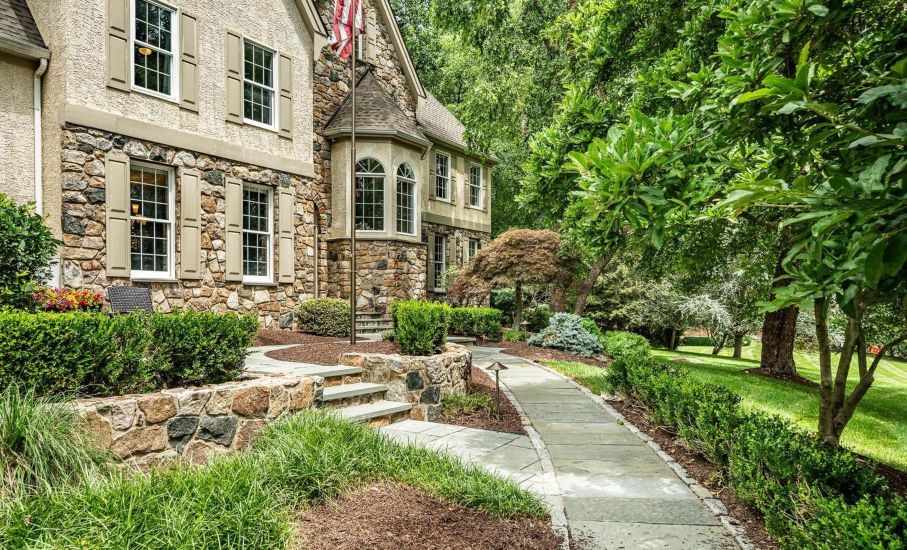 A luxurious Colonial at 90 Indian Spring Road in Media is available for sale.