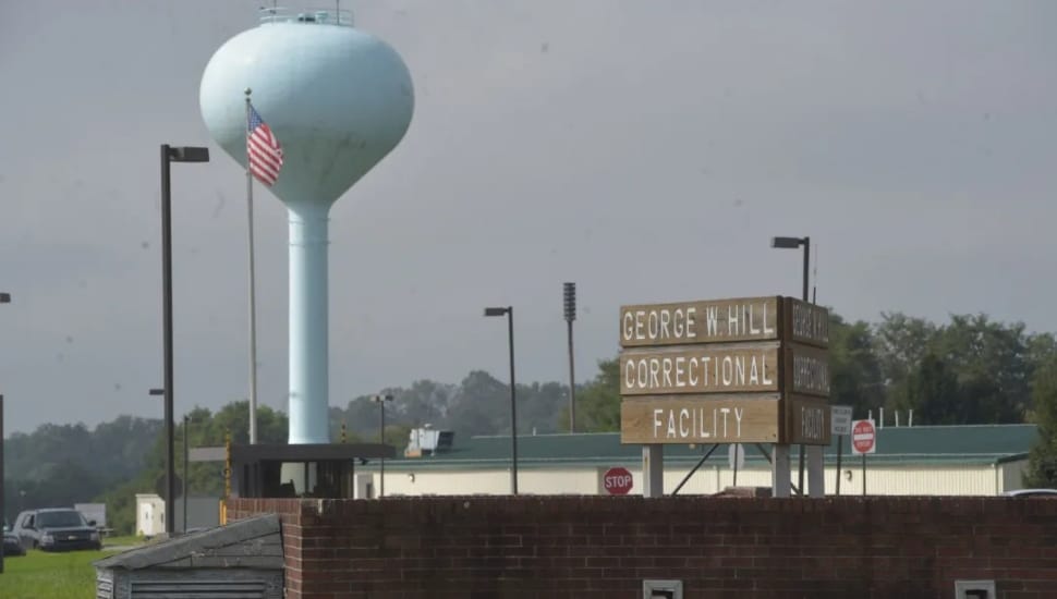 The George W. Hill Correctional Facility in Thornbury.