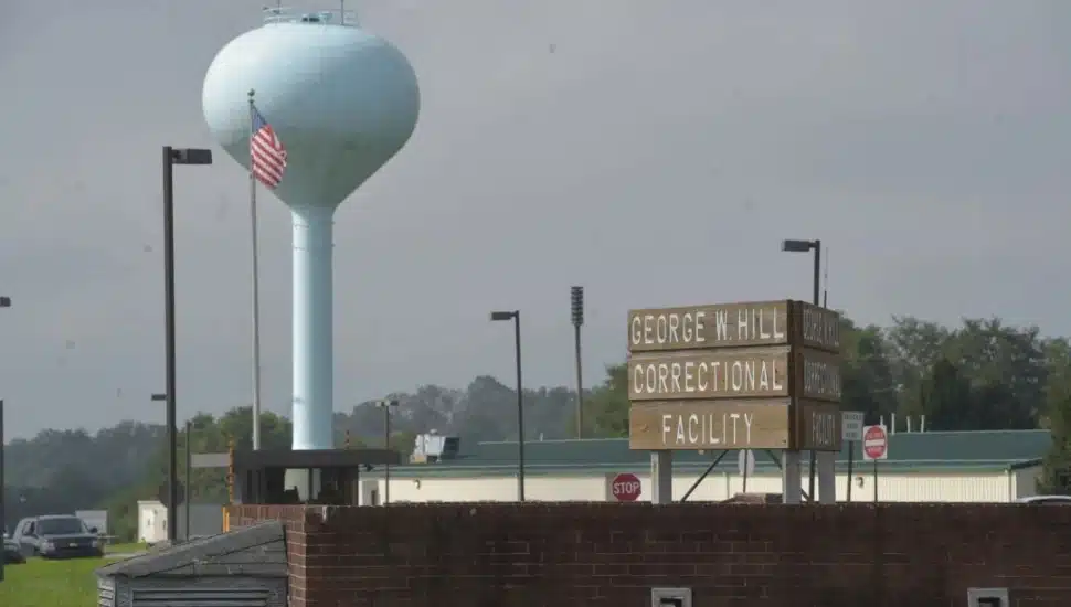The George W. Hill Correctional Facility in Thornbury.