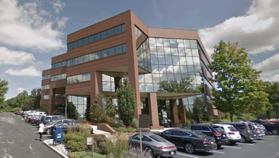 An office building at 2250 Hickory Road in Plymouth Meeting.