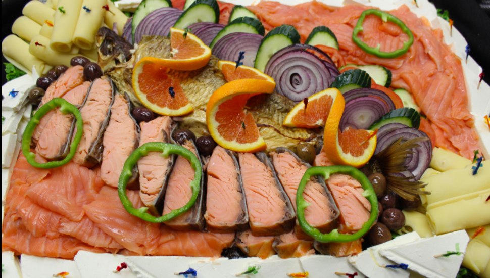 Mrs. Marty's Deli in Broomall has a fish tray available with its catering service.