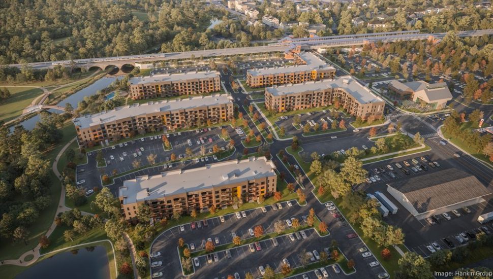 A rendering of River Station, a new apartment complex in Chester County.