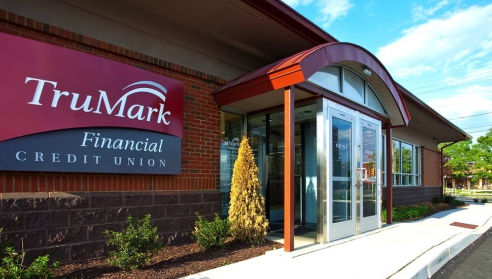 Exterior view of credit union.