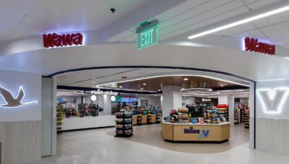 The new Wawa store at the Connolly Center, Villanova University.