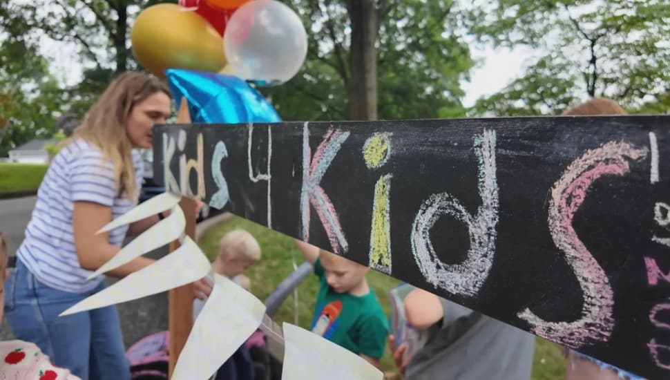 The Kids 4 Kids Bake Stand in Glen Mills.
