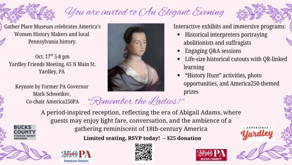 “A Special Evening to Remember the Ladies!” event graphic.