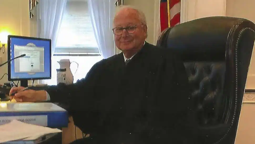 Retired Delaware County Court of Common Pleas Judge Barry Dozer.