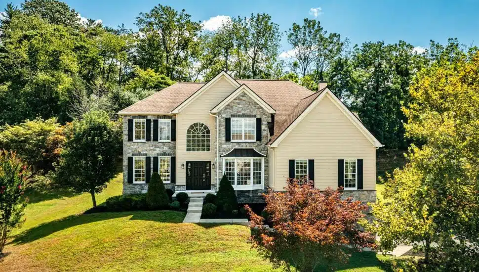 A traditional four-bedroom home at 32 Lenfant Court in Glen Mills is for sale.