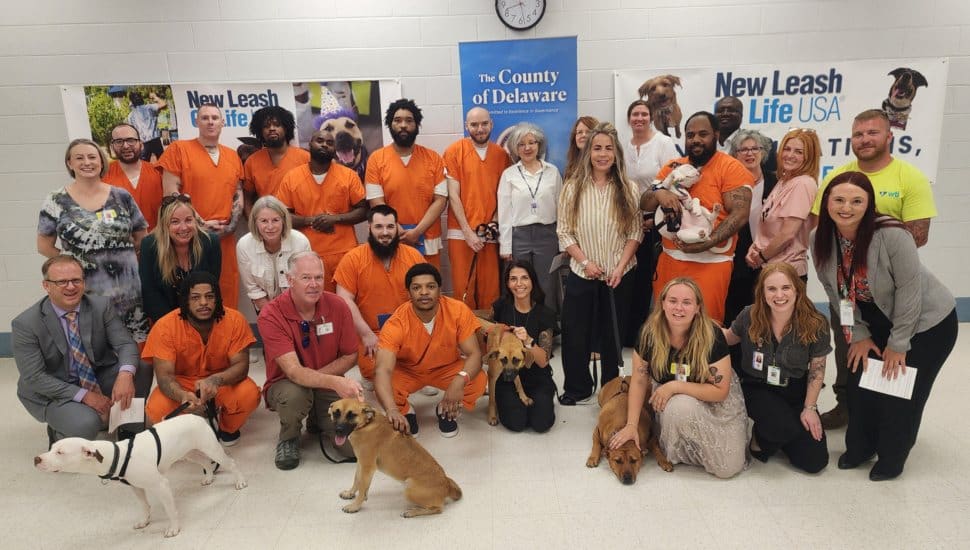 Program Gives Delaware County Inmates, Canines a Second Chance