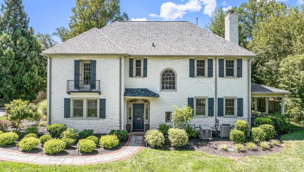 A Colonial home at 109 Willowburn Road in Villanova is available for sale.