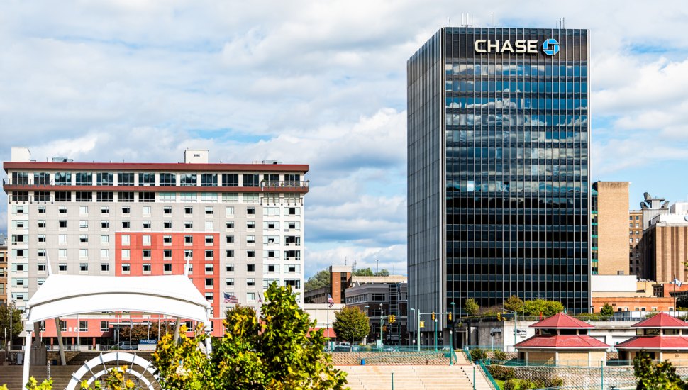 Chase Bank building.