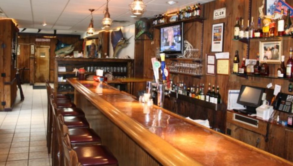 Interior of the Clam Tavern.