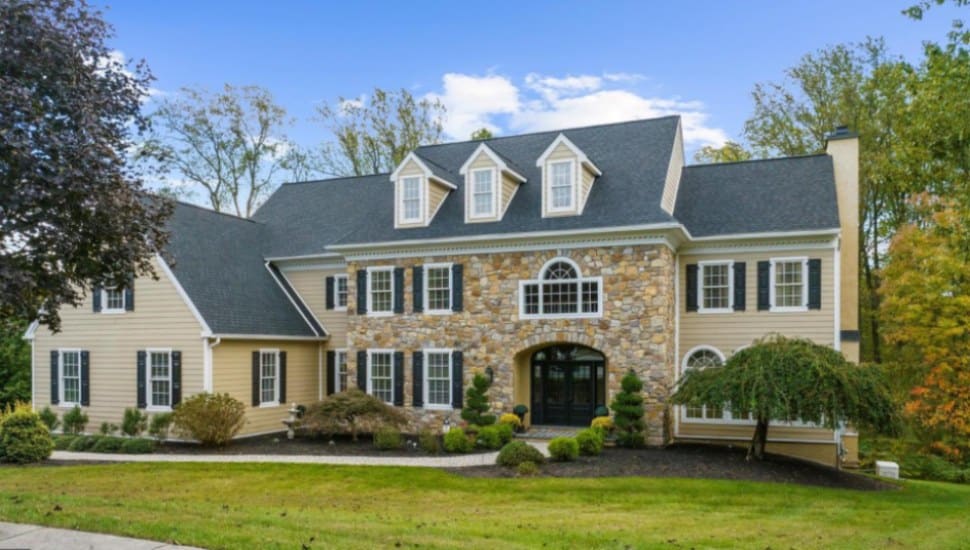 This Colonial home at 6 Greystone Circle in Newtown Square is for sale.