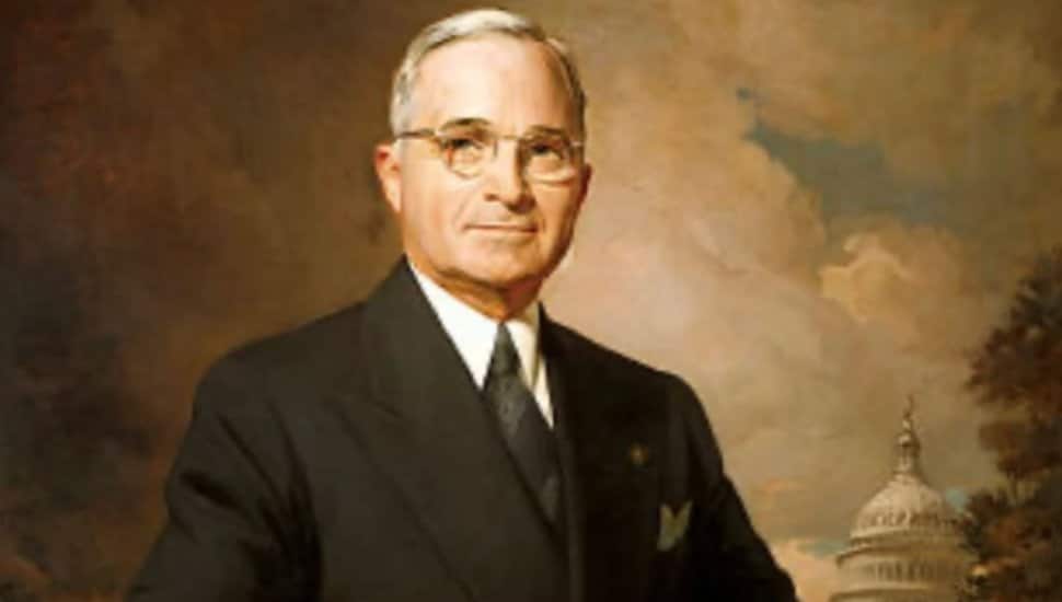 Portrait of Harry Truman.