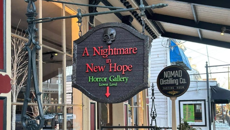Nightmare in New Hope sign.