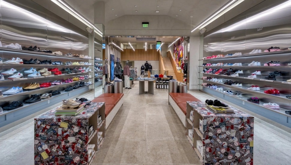 The inside of a World of Flight store.