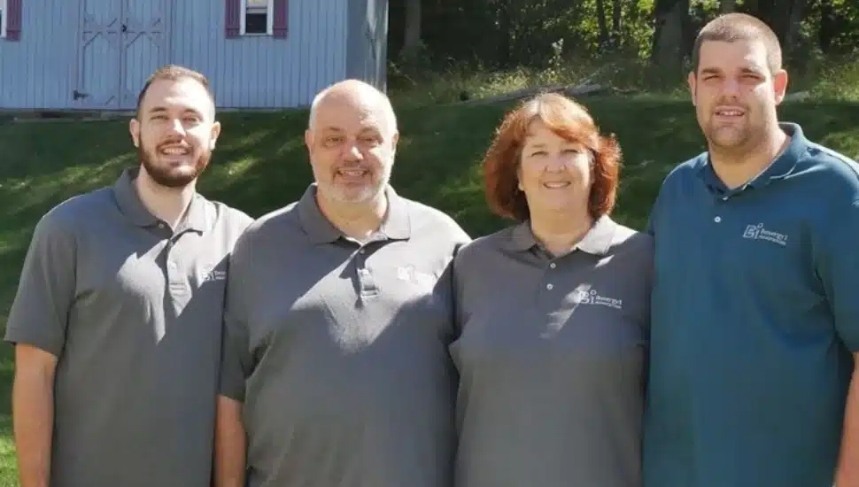 (From left) Dan, Glenn, Sandy and Ben Hartranft.