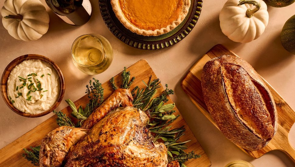 Aqimero Thanksgiving spread.