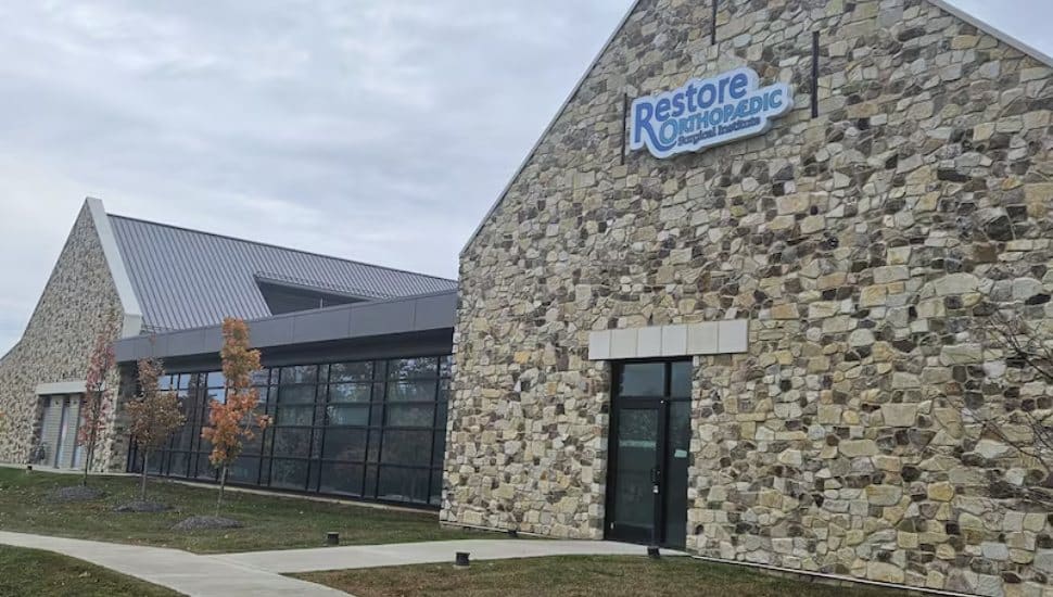 The Restore Ortopaedics building in Chadds Ford.