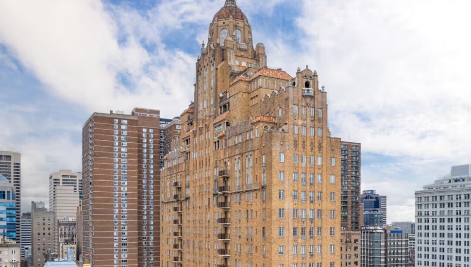 The Drake Hotel building in Philadelphia.