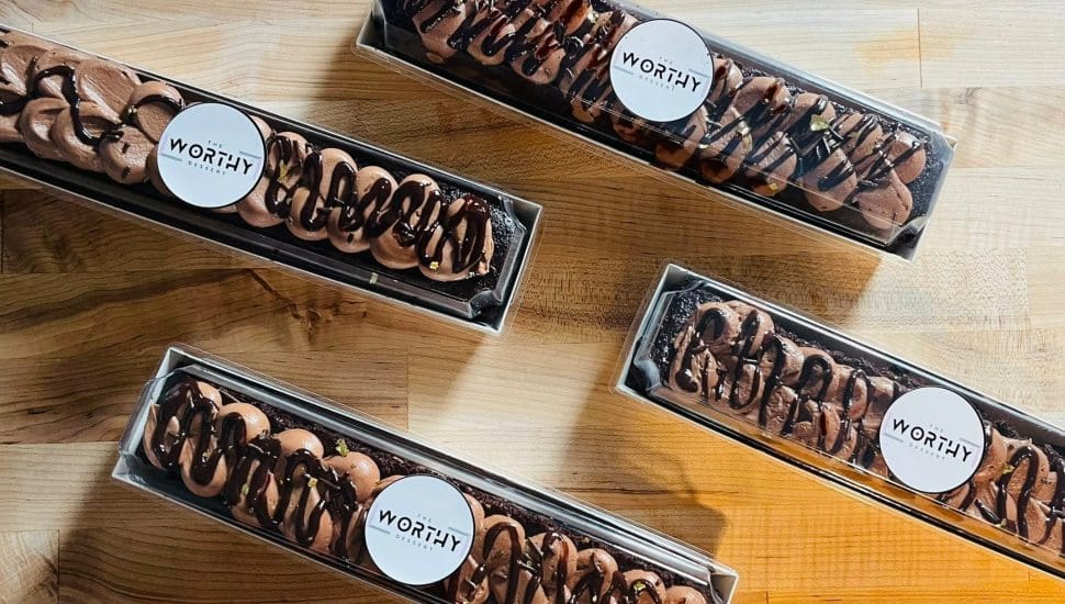 Boxes of chocolates on a table.