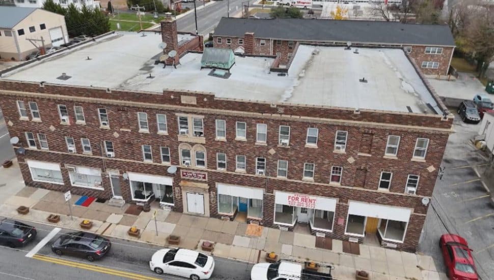 The Turner Apartment building off Chester Pike in Glenolden.