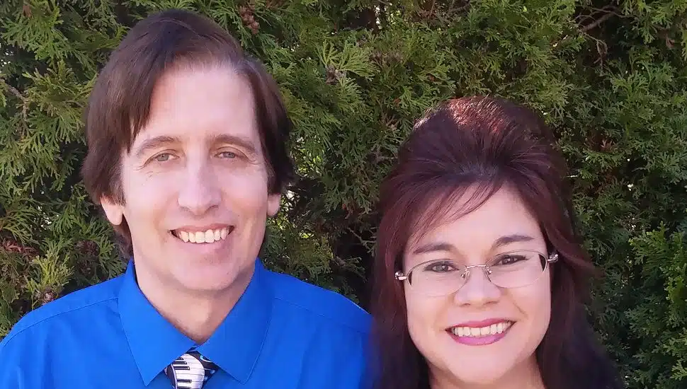 Vincent James and Joann Pierdomenico, co-founders of Keep Music Alive in Brookhaven.