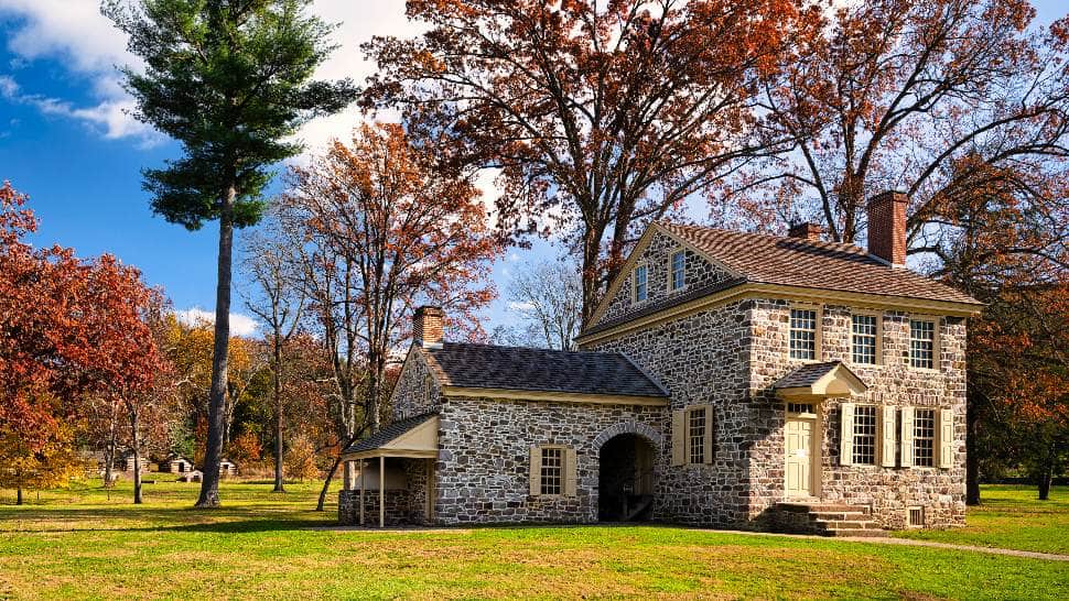 Washington's Headquarters, the Isaac Potts House, in Valley Forge.