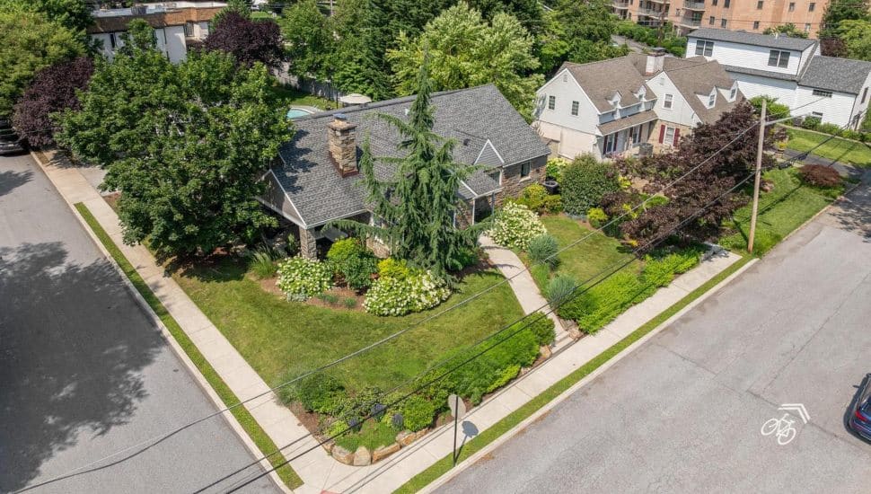 A stone-front home at 203 E. 5th Street in Media is available for sale.
