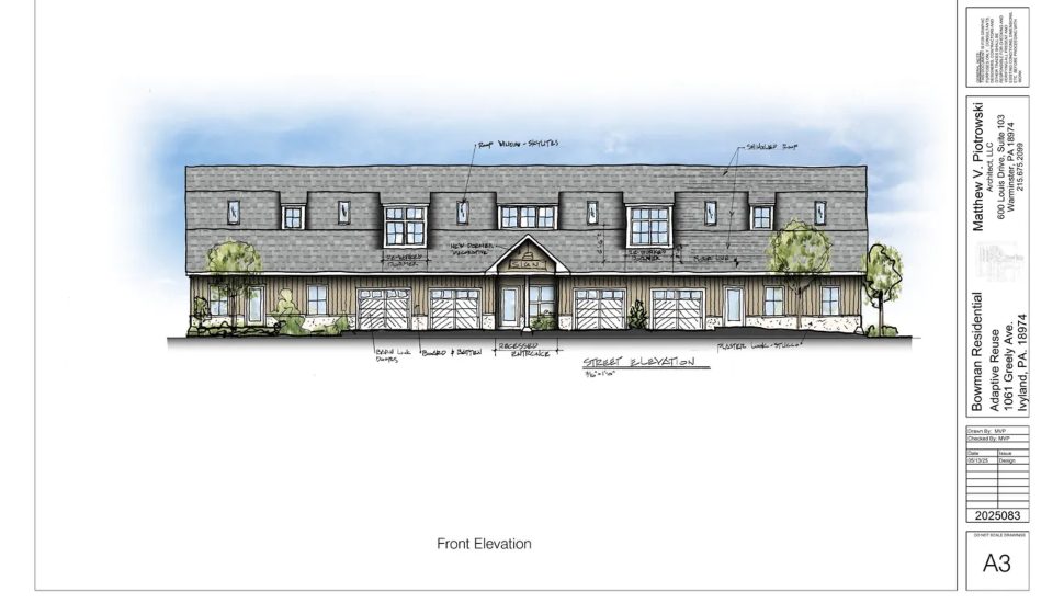 Long Vacant Ivyland Commercial Site Slated for Apartment Building Development
