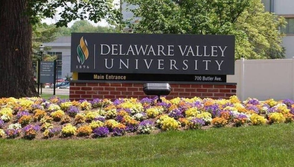Entrance to college campus.