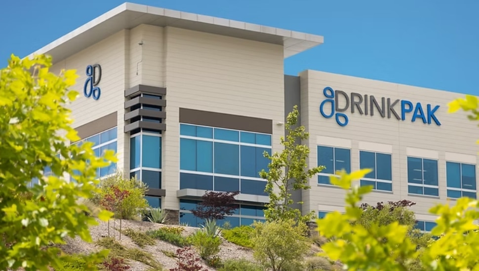 The exterior of a DrinkPak facility.