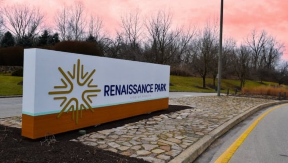 A sign for Renaissance Park.