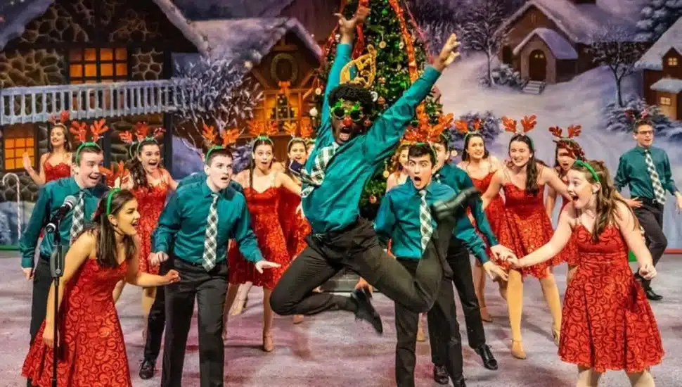 Performers from the Upper Darby Summer Stage Shooting Stars perform in the Holiday Spectacular.