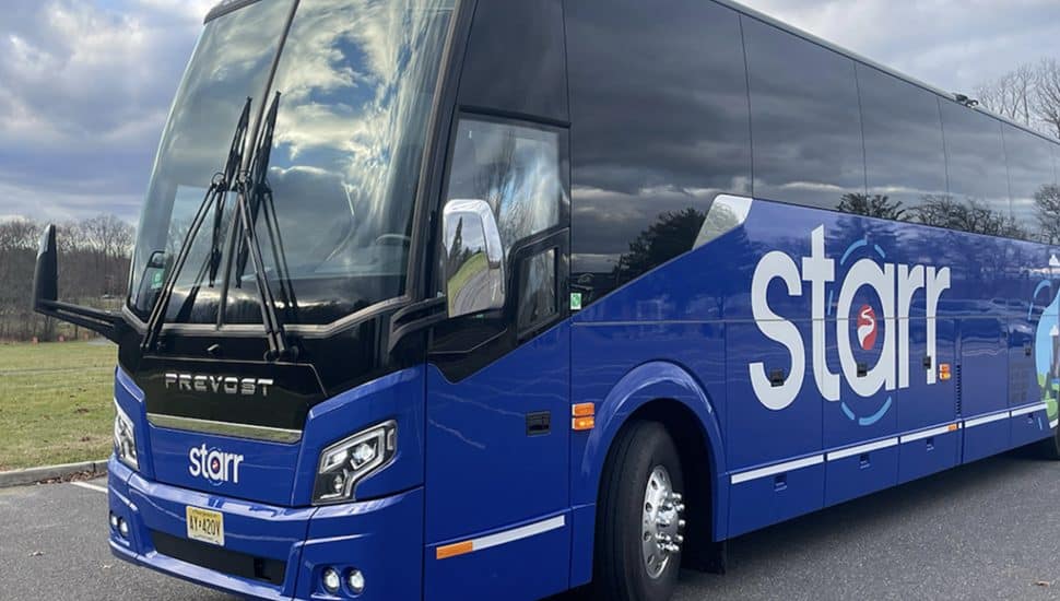 A Starr tour bus.
