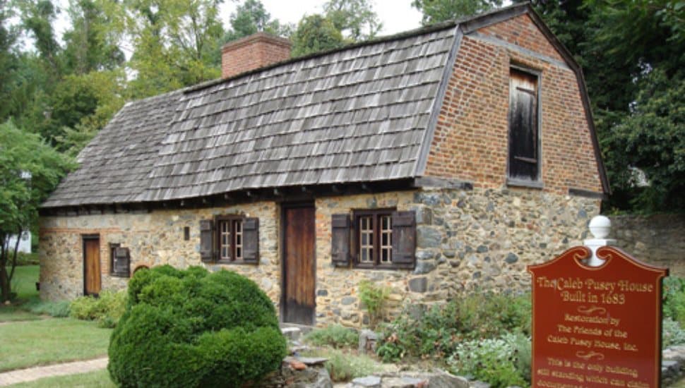 The Caleb Pusey House in Upland.