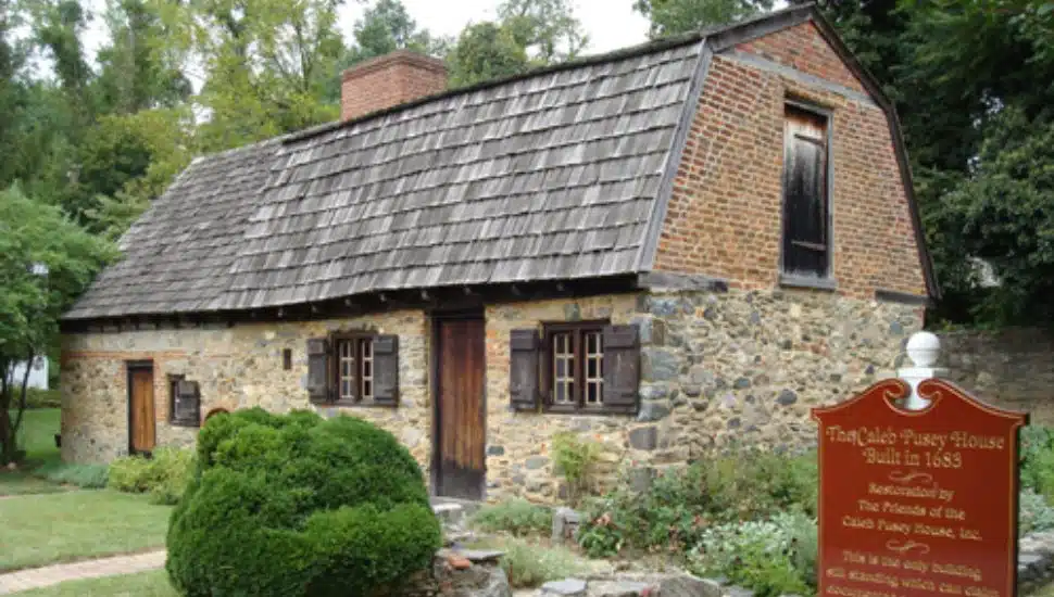 The Caleb Pusey House in Upland.