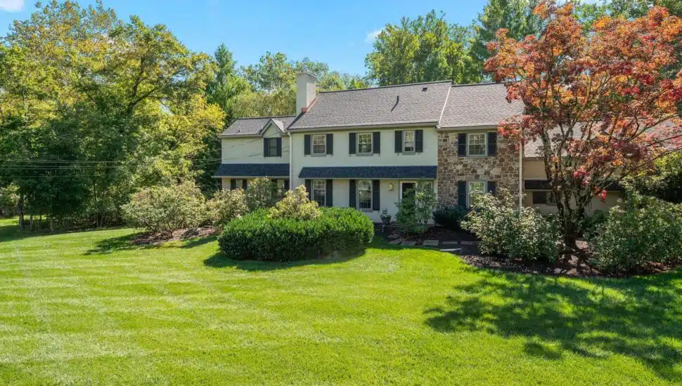 This traditional home at 4100 Meadow Lane in Newtown Square is for sale.