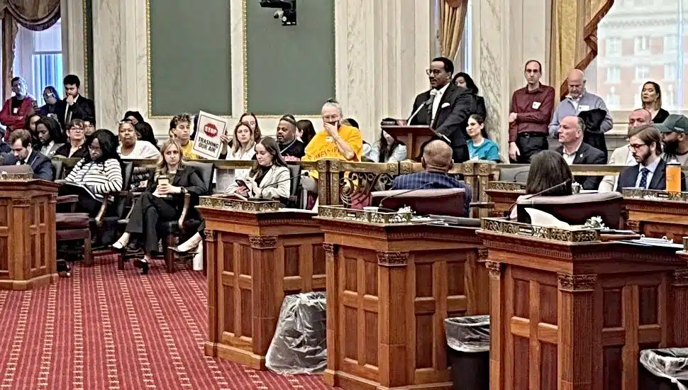 Chester Mayor Stefan Roots addressed Philadelphia City Council.