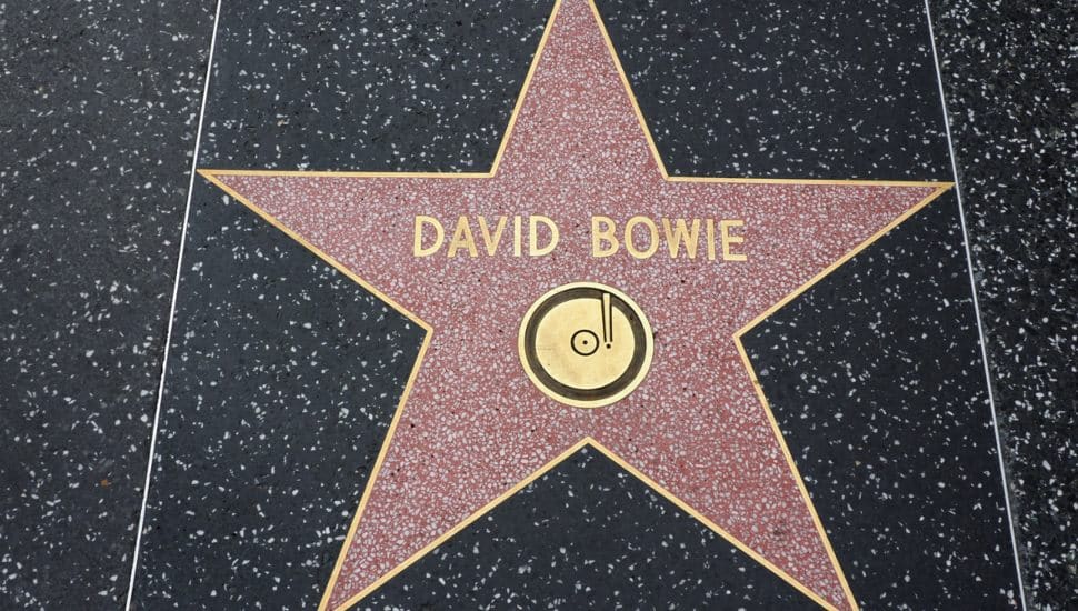 A Hollywood star for David Bowie.