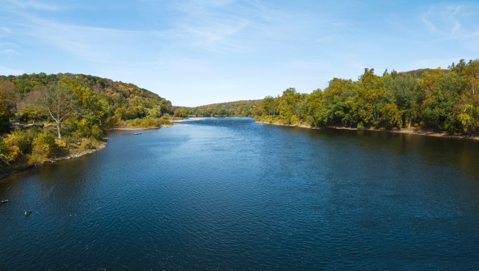 The Delaware River.