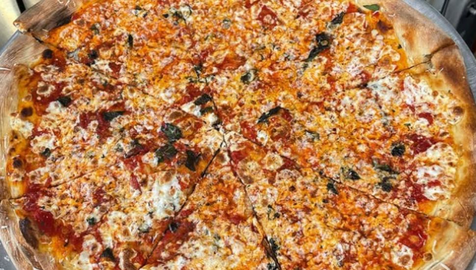 One of the pizzas available at Johnny's Pizza, now open in Wayne.