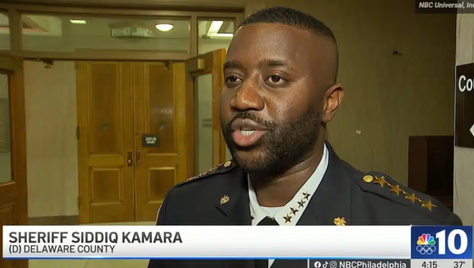Siddiq Kamara was sworn in as Delaware County's newest sheriff on Jan. 5.