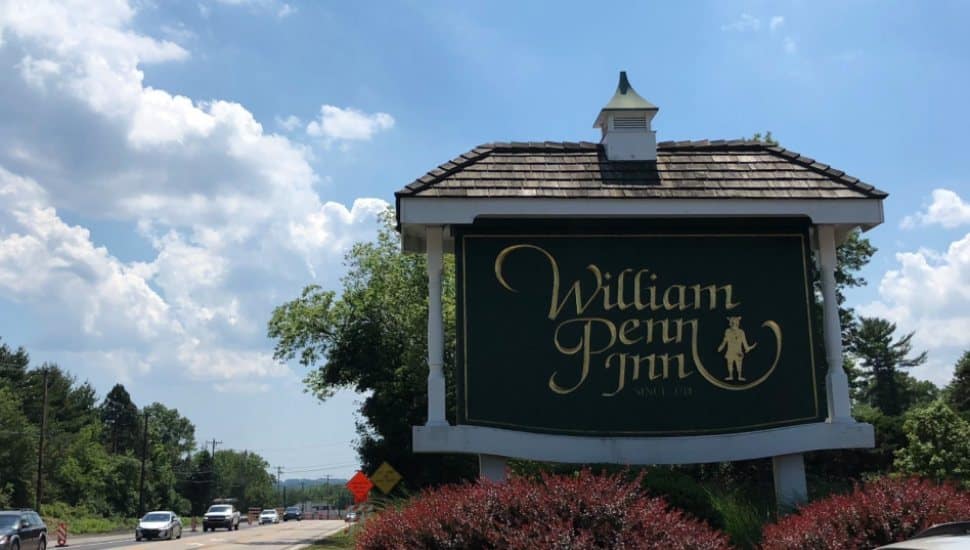 A sign for the William Penn Inn.