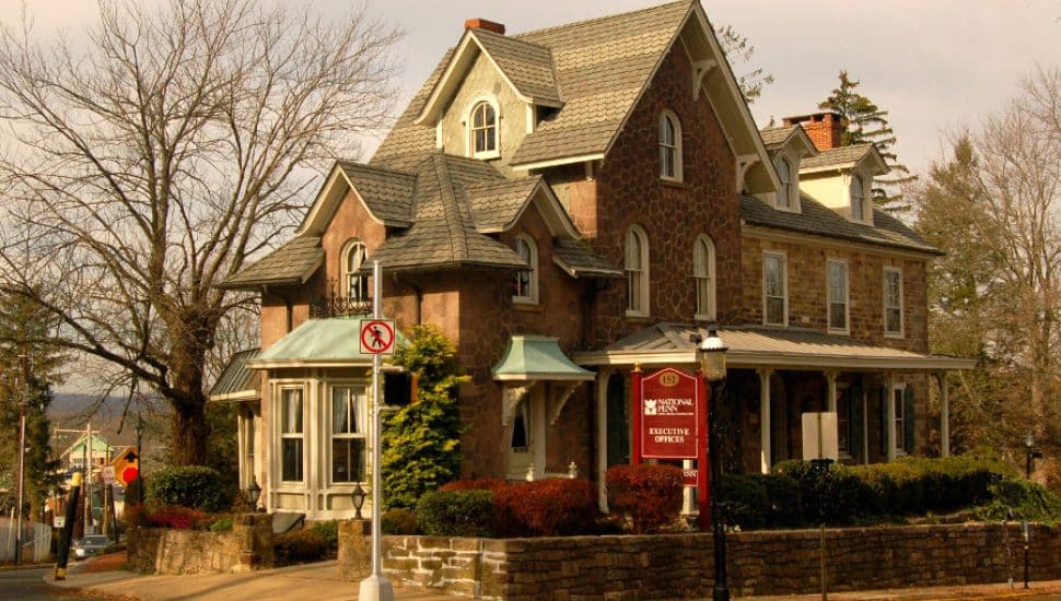 The Titus-Chapman House in Bucks County.