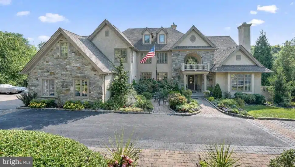 A traditional home at 365 Arbor Circle is for sale in Media.