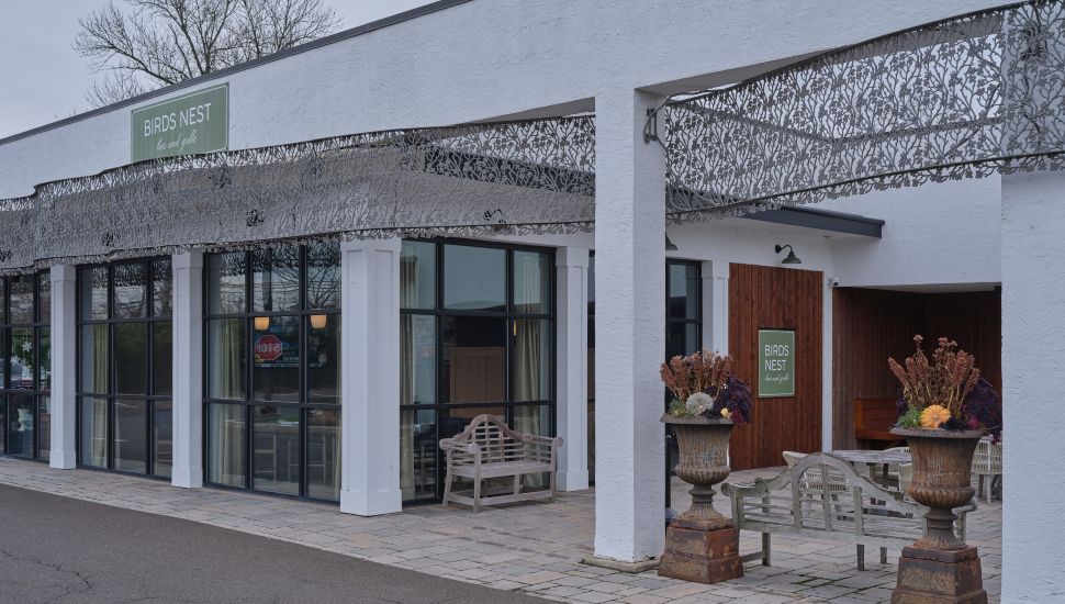 The outside of the Birds Nest Bar and Grille.
