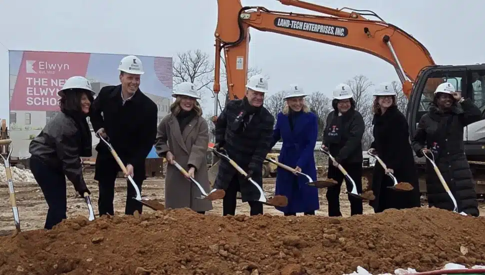 Elwyn, local and state officials break ground for a new school.